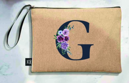 Tote bag letter g - wedding gifts